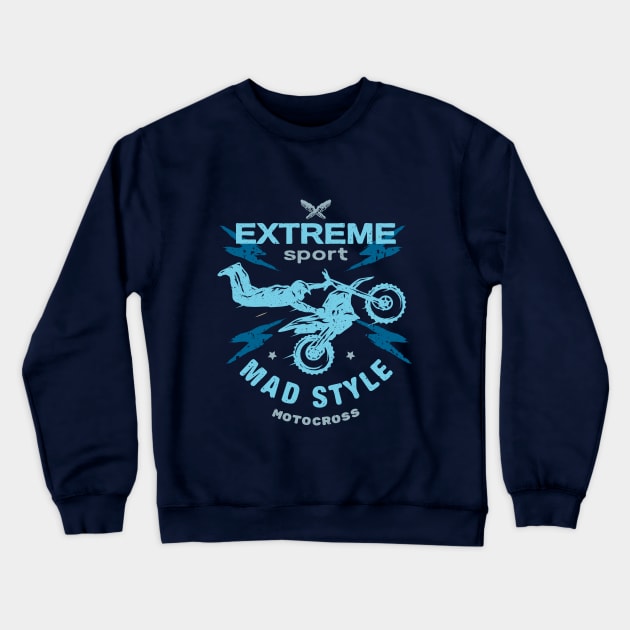 Mad style moto Crewneck Sweatshirt by spicoli13